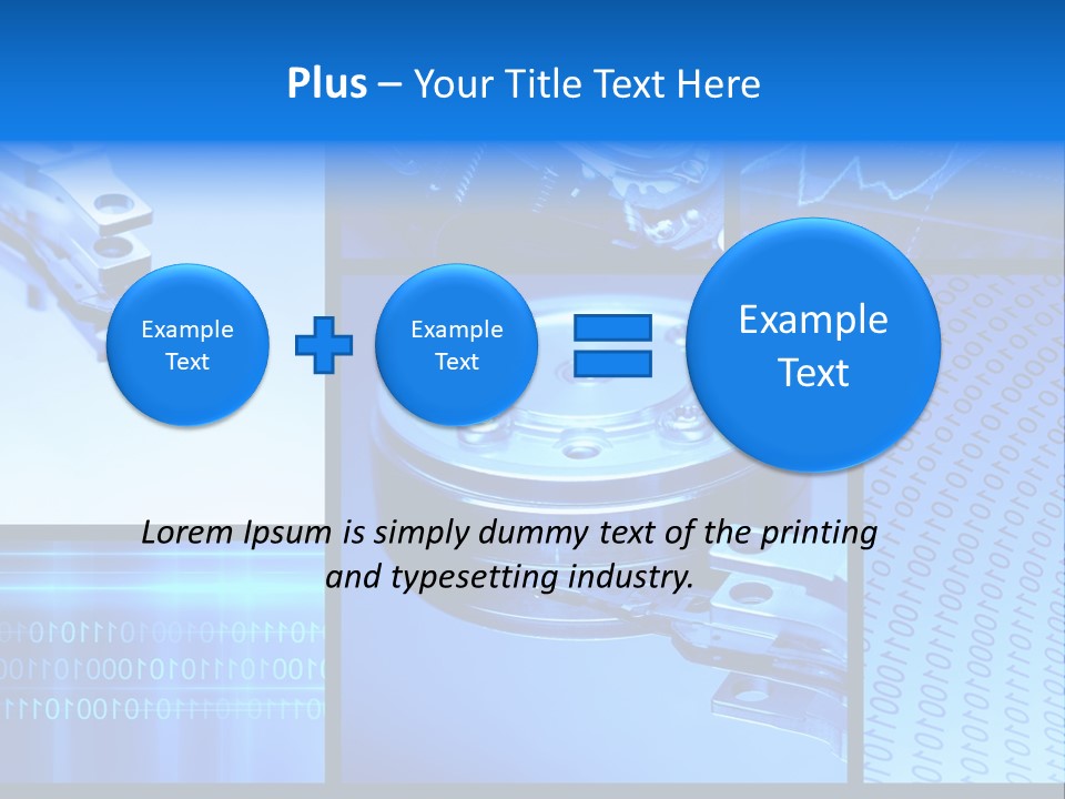 Cyberspace Science Network PowerPoint Template