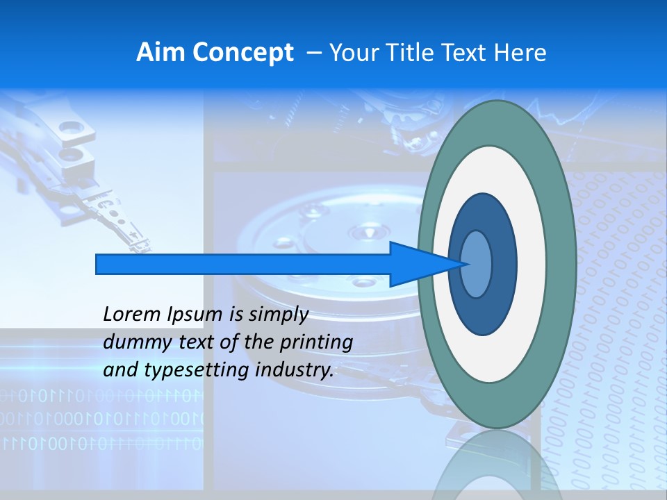 Cyberspace Science Network PowerPoint Template