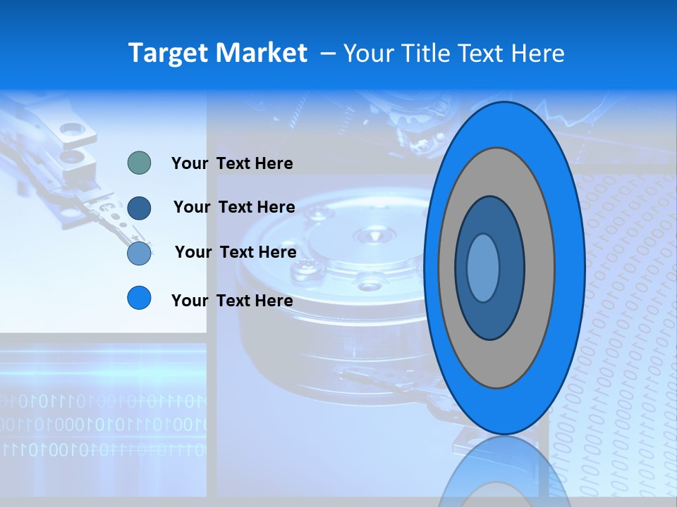 Cyberspace Science Network PowerPoint Template