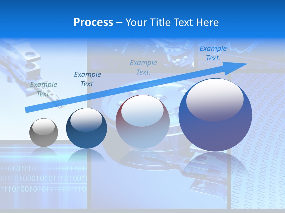 Cyberspace Science Network PowerPoint Template