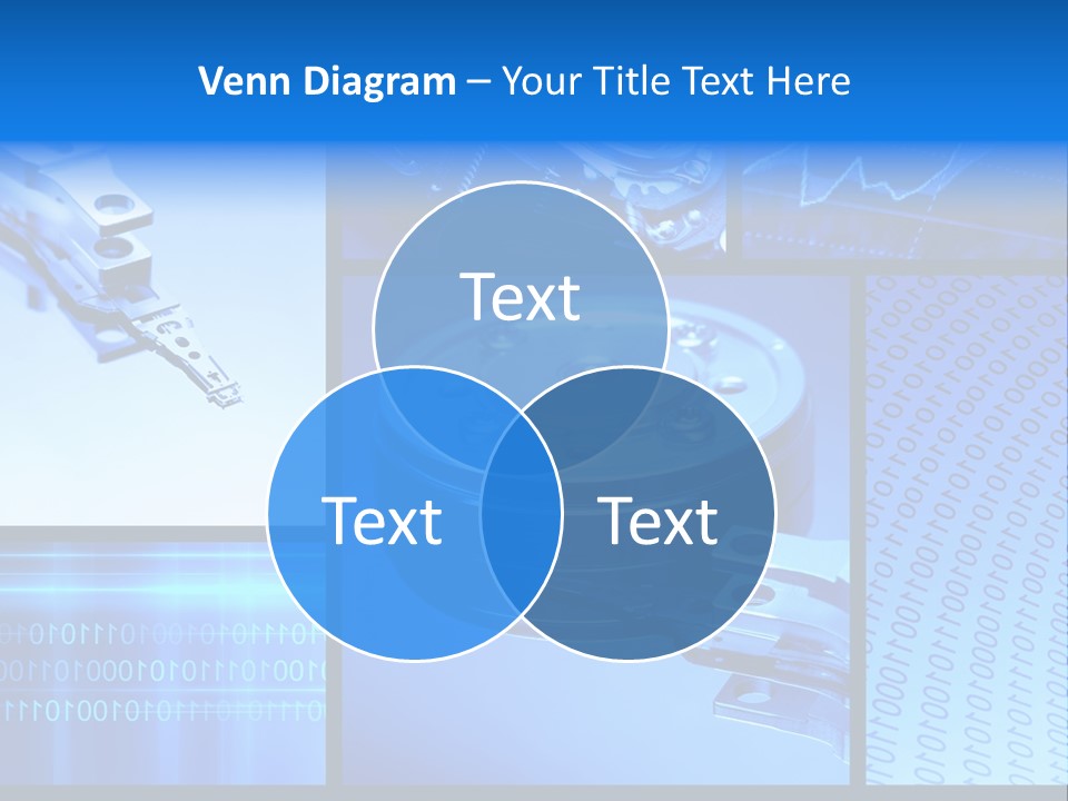 Cyberspace Science Network PowerPoint Template