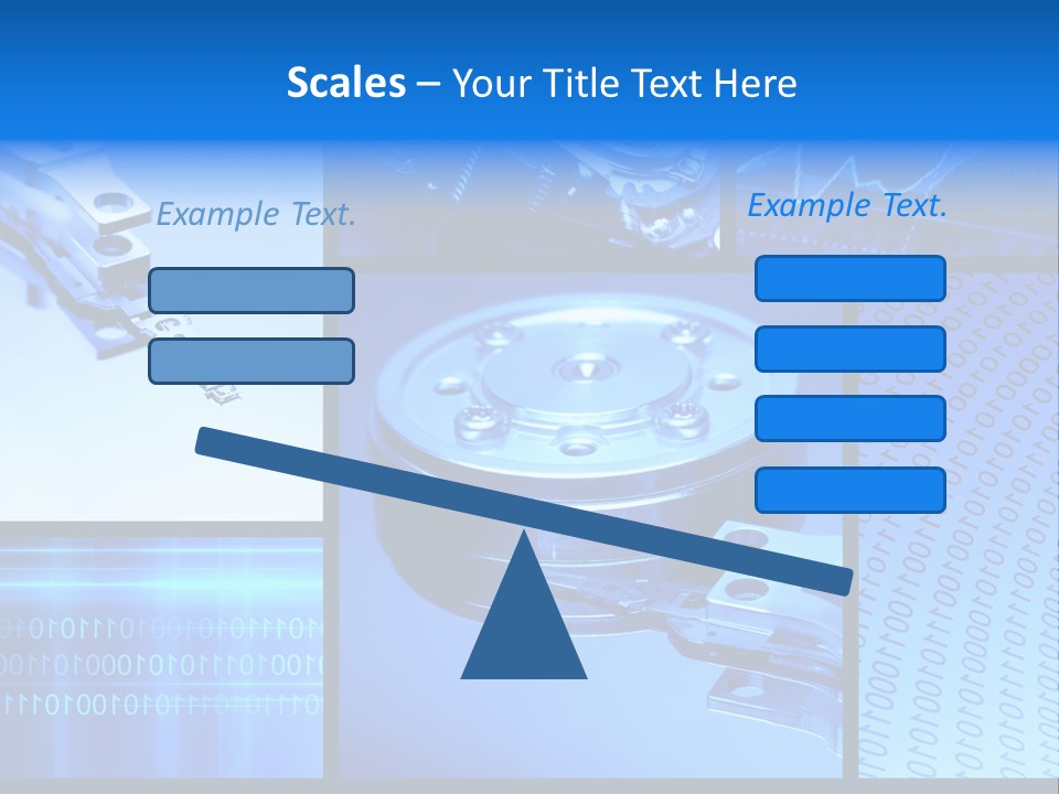 Cyberspace Science Network PowerPoint Template