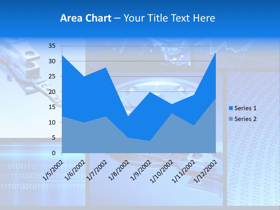 Cyberspace Science Network PowerPoint Template