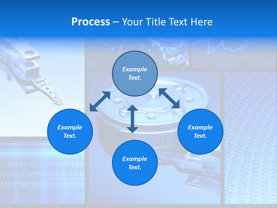 Cyberspace Science Network PowerPoint Template