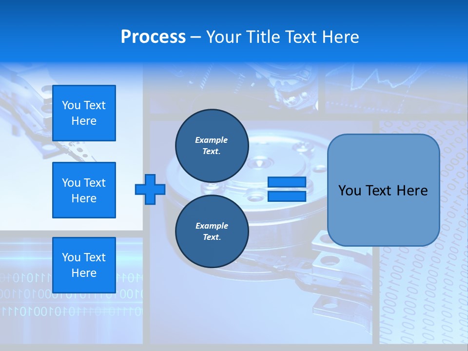 Cyberspace Science Network PowerPoint Template