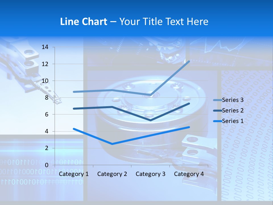 Cyberspace Science Network PowerPoint Template