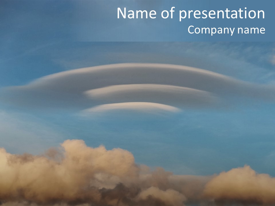 Landscape Lenticular Light PowerPoint Template