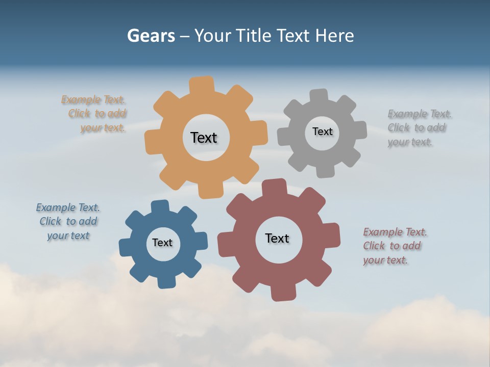 Landscape Lenticular Light PowerPoint Template