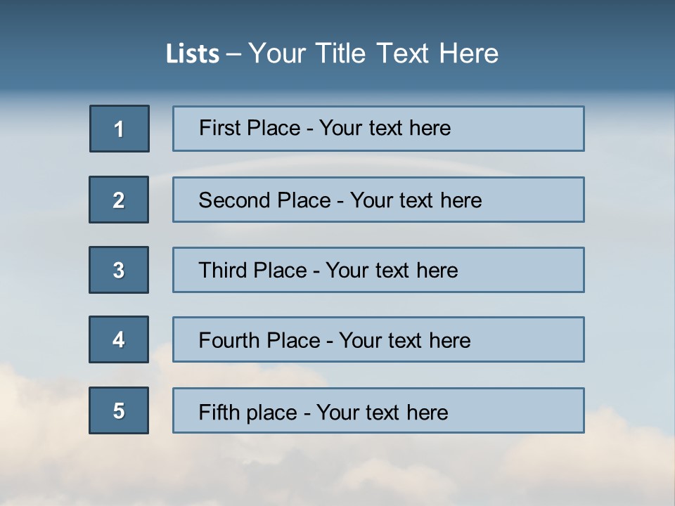 Landscape Lenticular Light PowerPoint Template