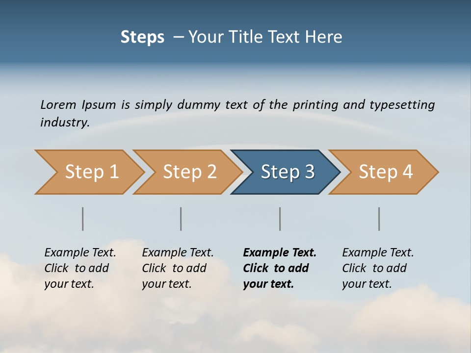 Landscape Lenticular Light PowerPoint Template