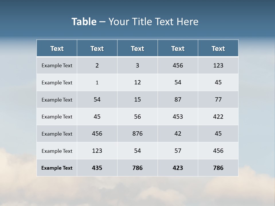 Landscape Lenticular Light PowerPoint Template