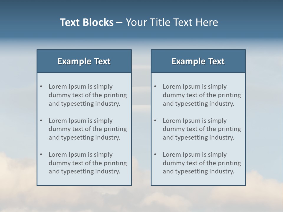 Landscape Lenticular Light PowerPoint Template