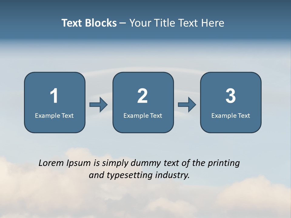 Landscape Lenticular Light PowerPoint Template