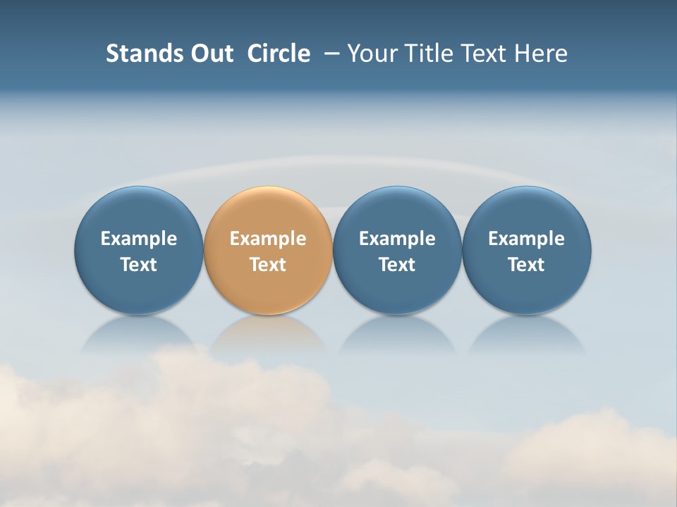 Landscape Lenticular Light PowerPoint Template