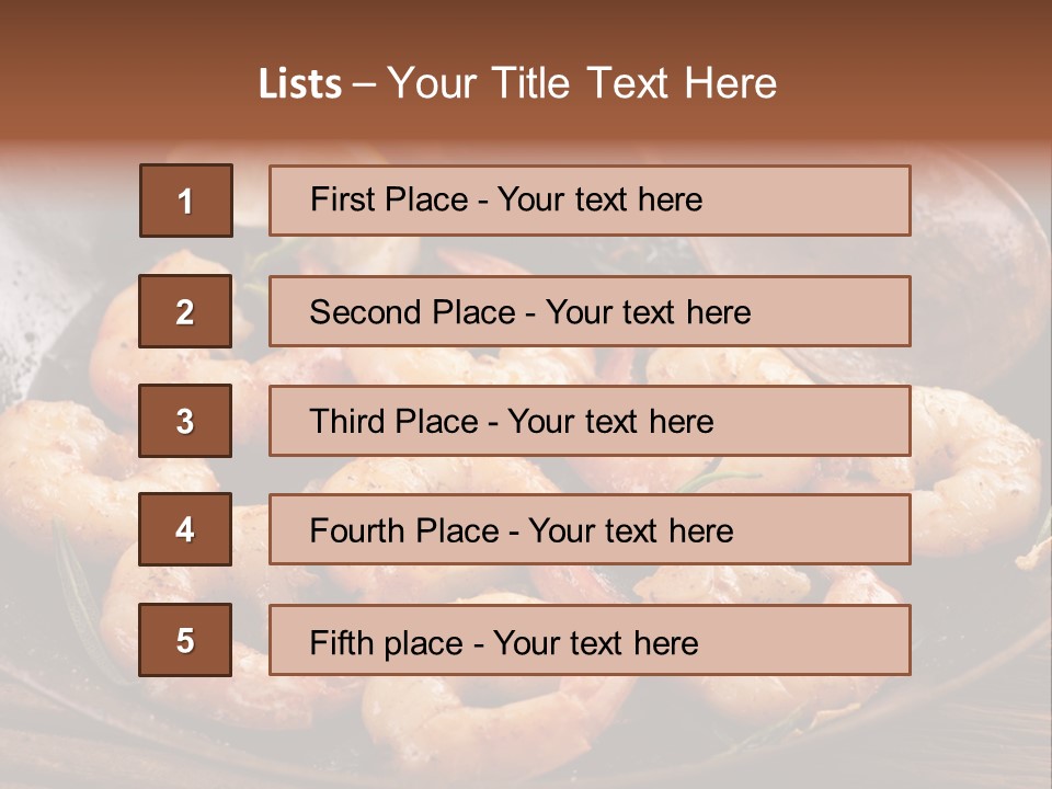 Snack Eat Shell PowerPoint Template