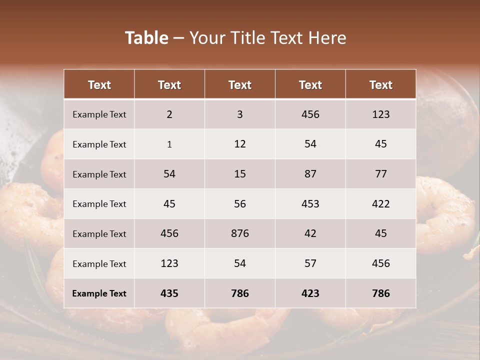 Snack Eat Shell PowerPoint Template