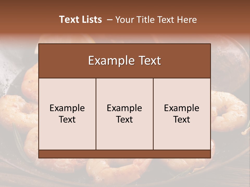 Snack Eat Shell PowerPoint Template