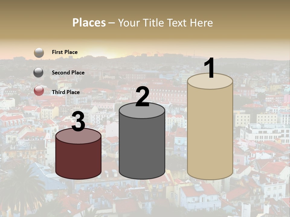 Evening View Architecture PowerPoint Template