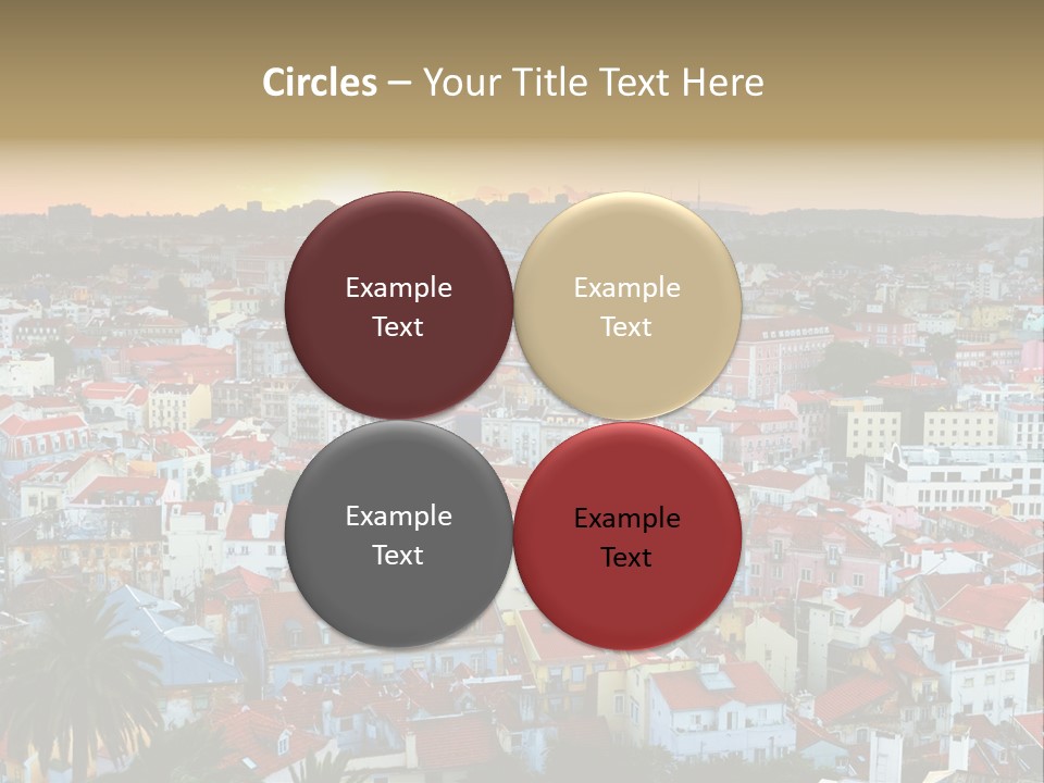 Evening View Architecture PowerPoint Template