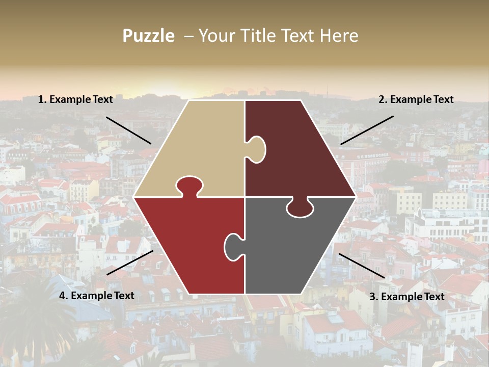 Evening View Architecture PowerPoint Template