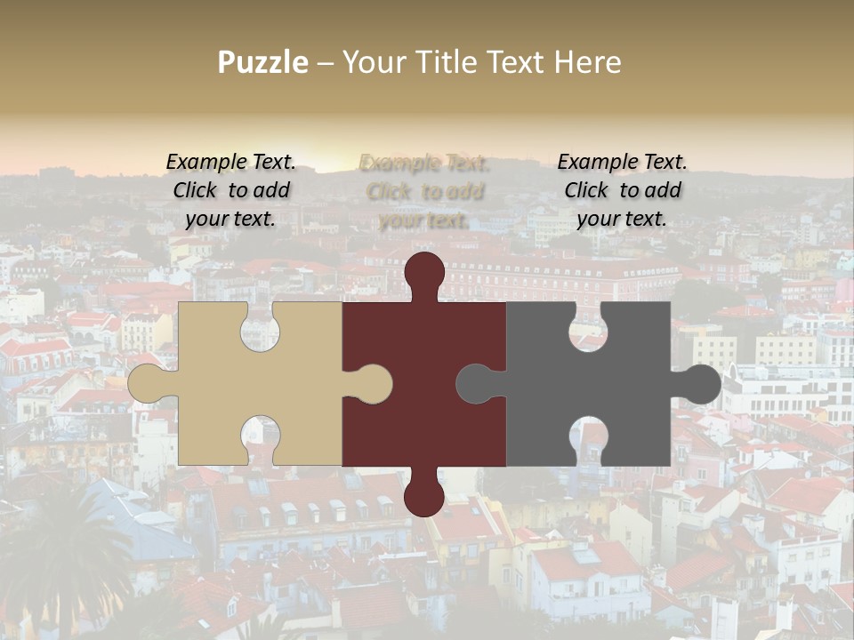 Evening View Architecture PowerPoint Template
