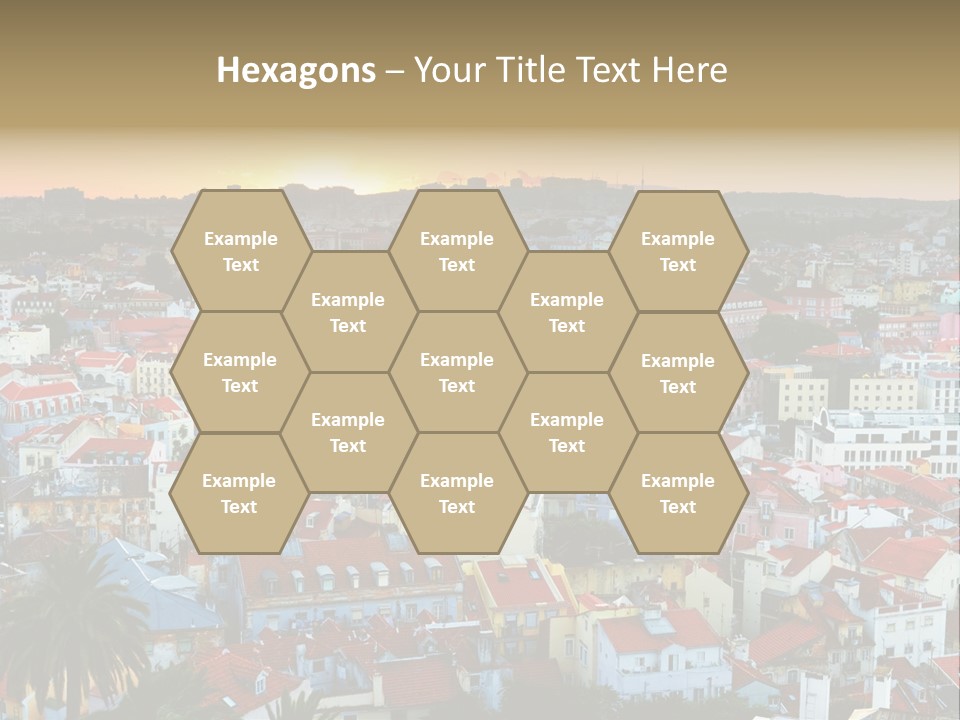 Evening View Architecture PowerPoint Template