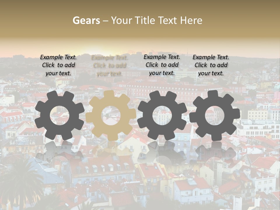 Evening View Architecture PowerPoint Template