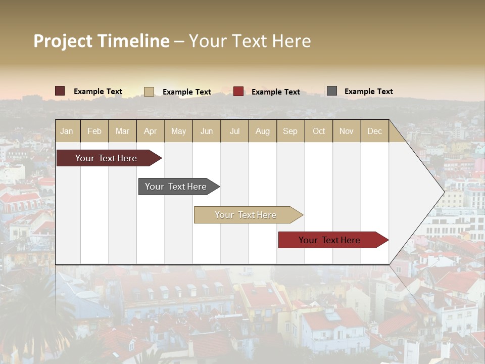 Evening View Architecture PowerPoint Template
