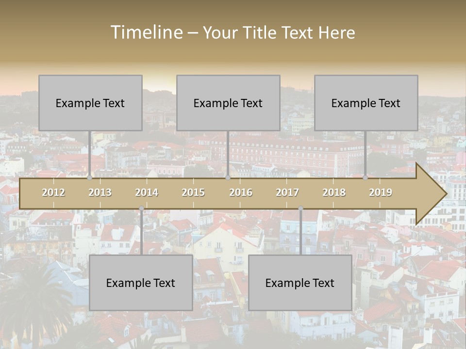 Evening View Architecture PowerPoint Template