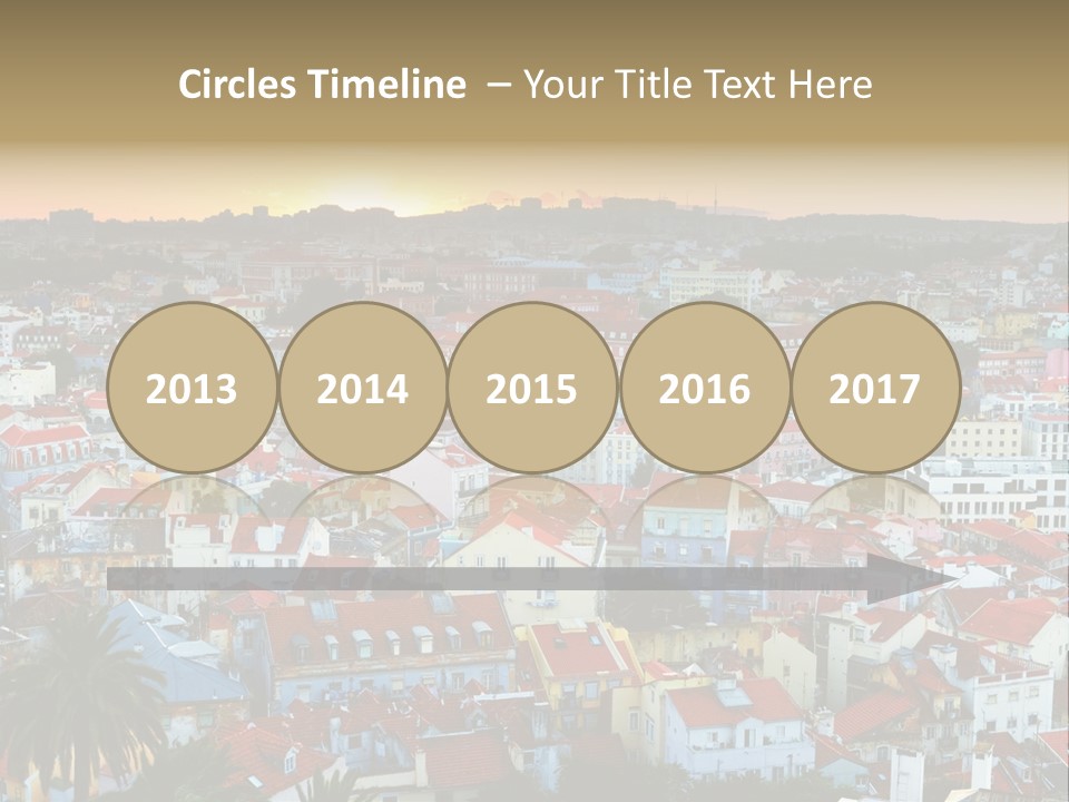 Evening View Architecture PowerPoint Template