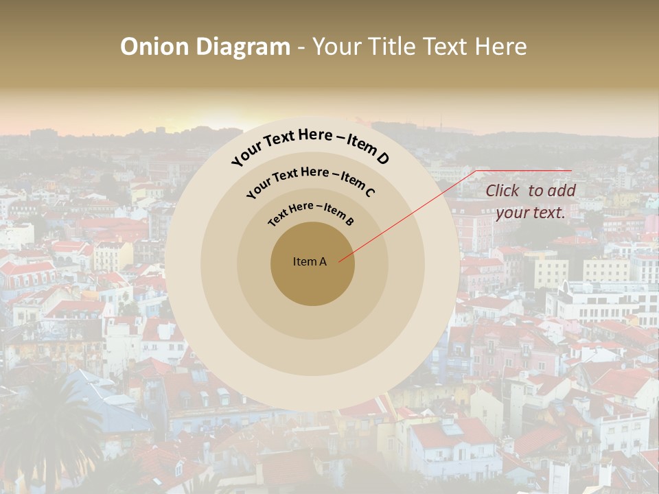 Evening View Architecture PowerPoint Template