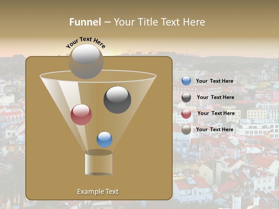Evening View Architecture PowerPoint Template