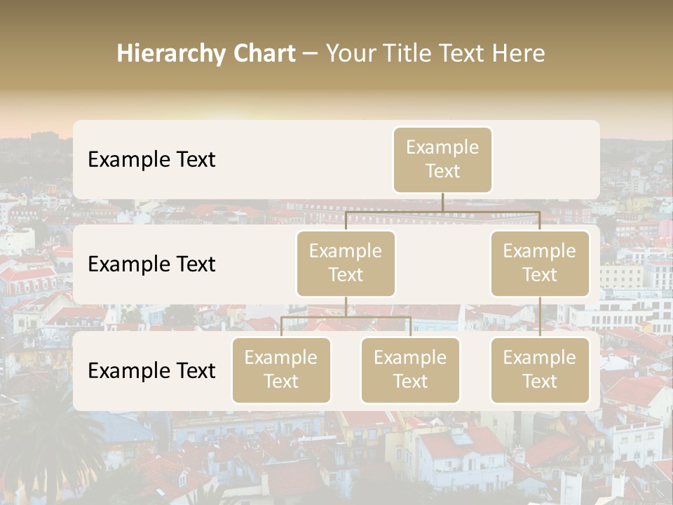 Evening View Architecture PowerPoint Template