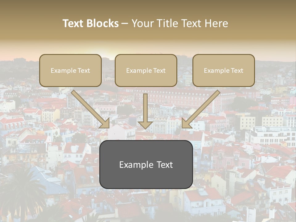 Evening View Architecture PowerPoint Template
