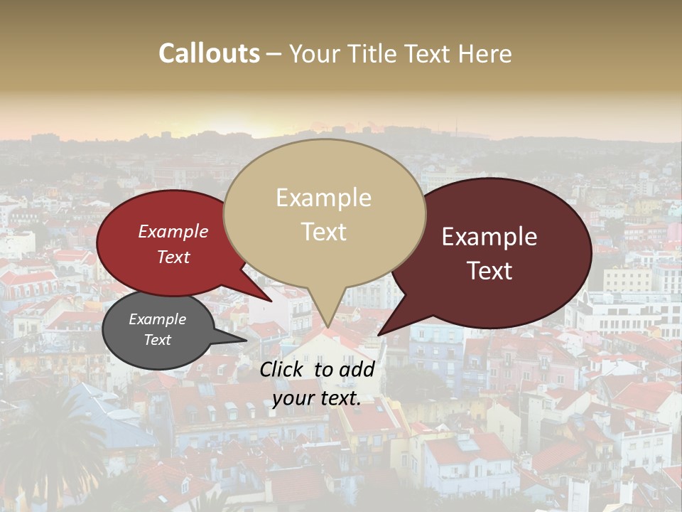 Evening View Architecture PowerPoint Template