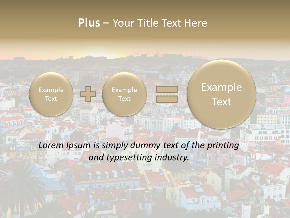 Evening View Architecture PowerPoint Template