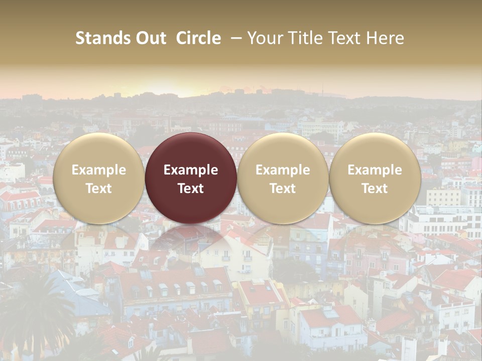 Evening View Architecture PowerPoint Template