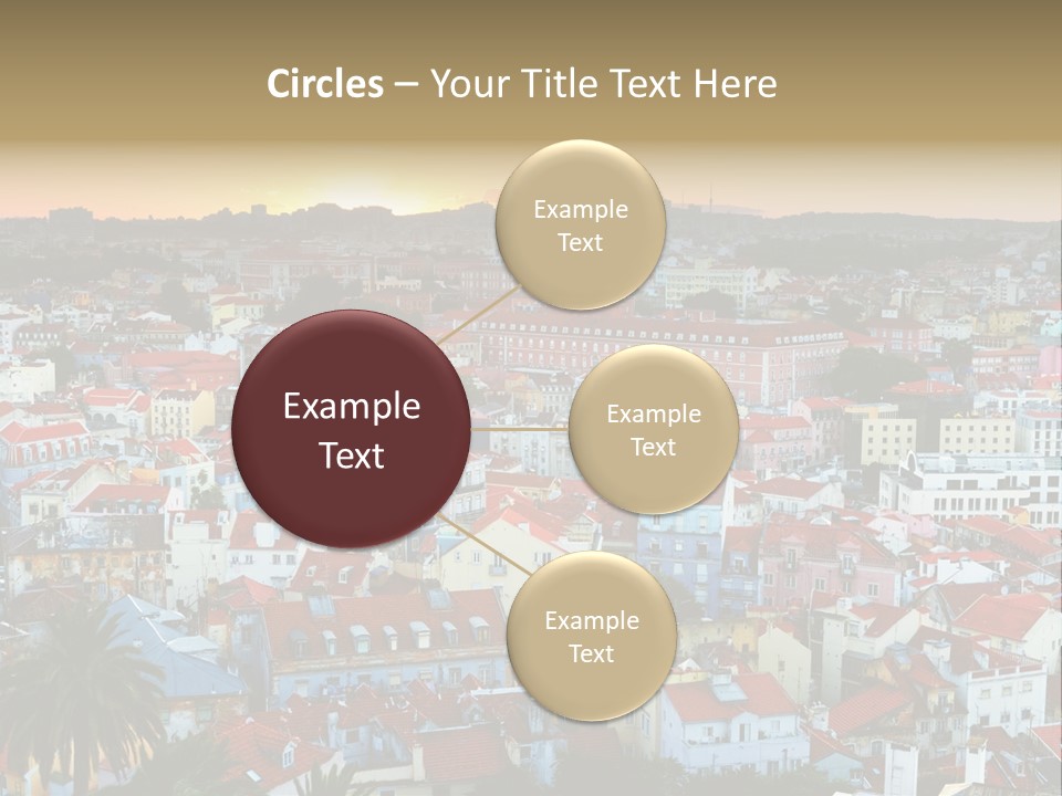 Evening View Architecture PowerPoint Template