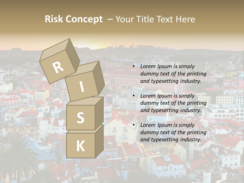 Evening View Architecture PowerPoint Template