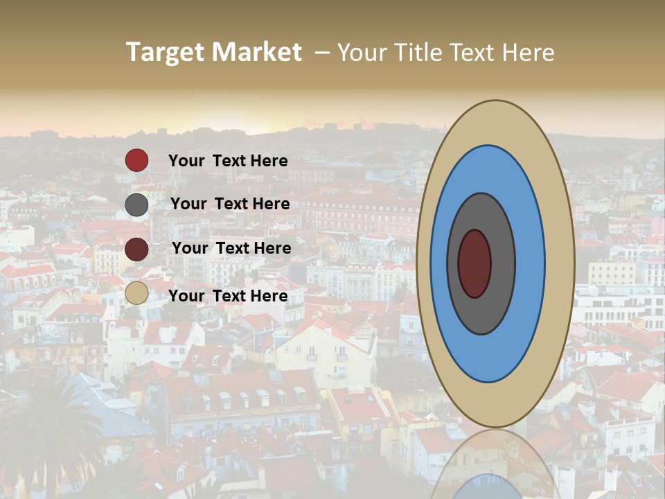 Evening View Architecture PowerPoint Template