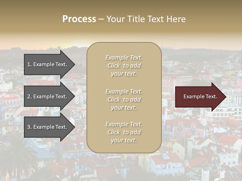 Evening View Architecture PowerPoint Template