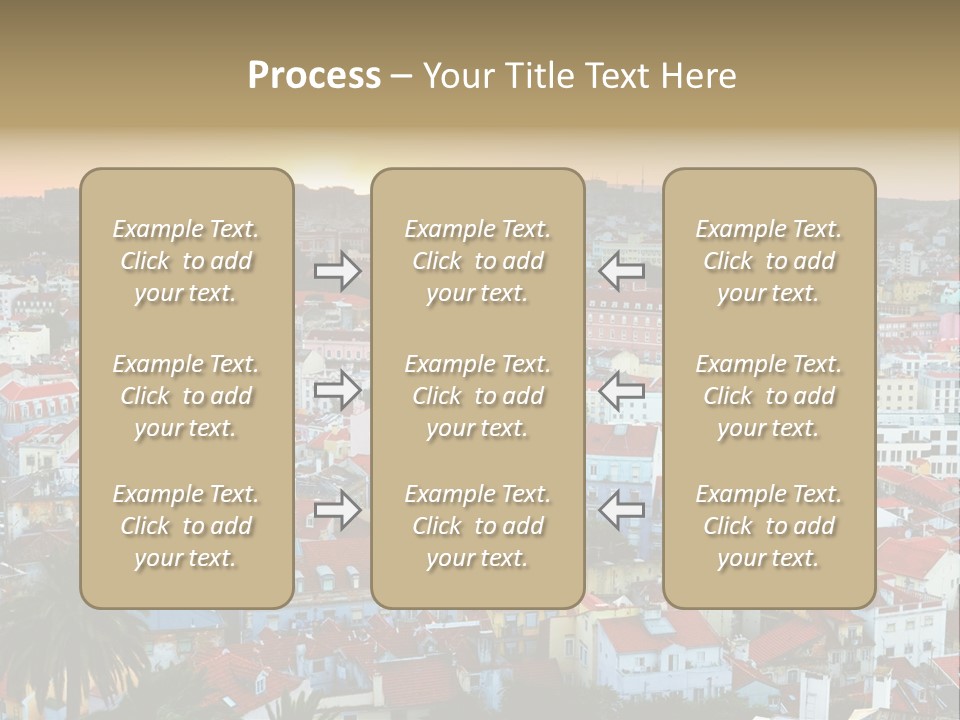 Evening View Architecture PowerPoint Template
