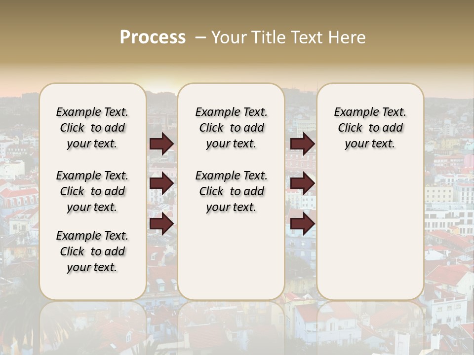 Evening View Architecture PowerPoint Template
