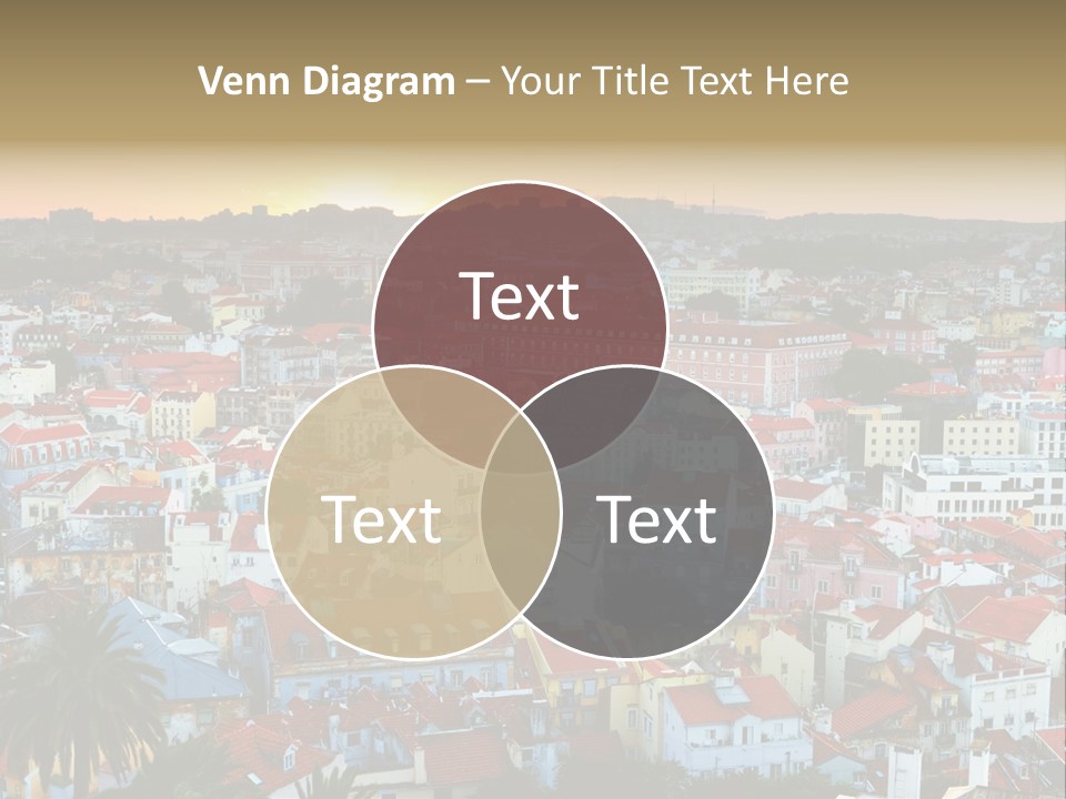 Evening View Architecture PowerPoint Template