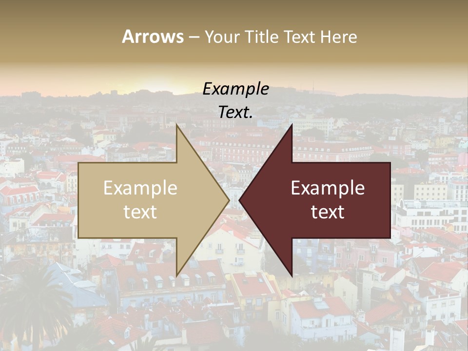 Evening View Architecture PowerPoint Template