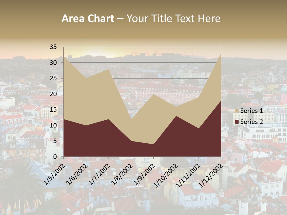 Evening View Architecture PowerPoint Template