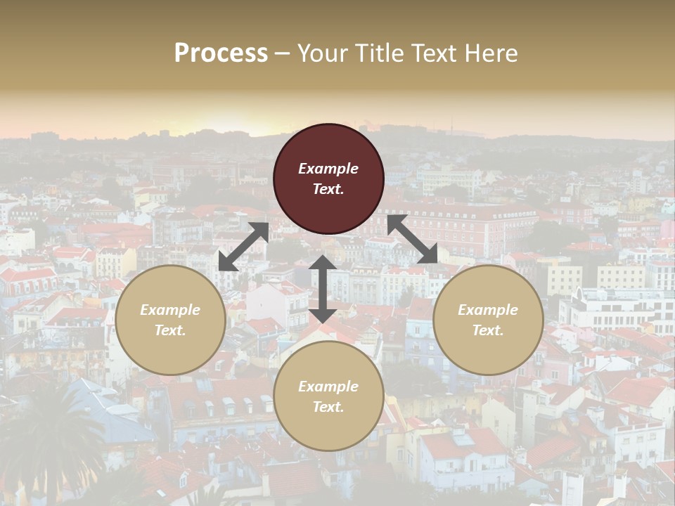 Evening View Architecture PowerPoint Template