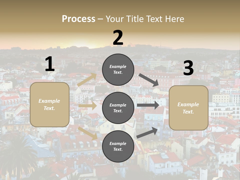 Evening View Architecture PowerPoint Template
