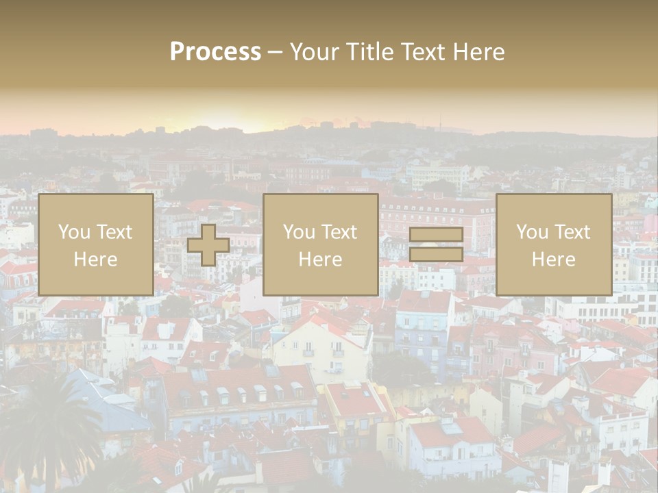 Evening View Architecture PowerPoint Template