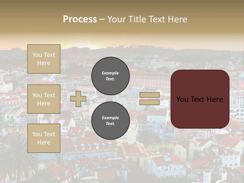 Evening View Architecture PowerPoint Template